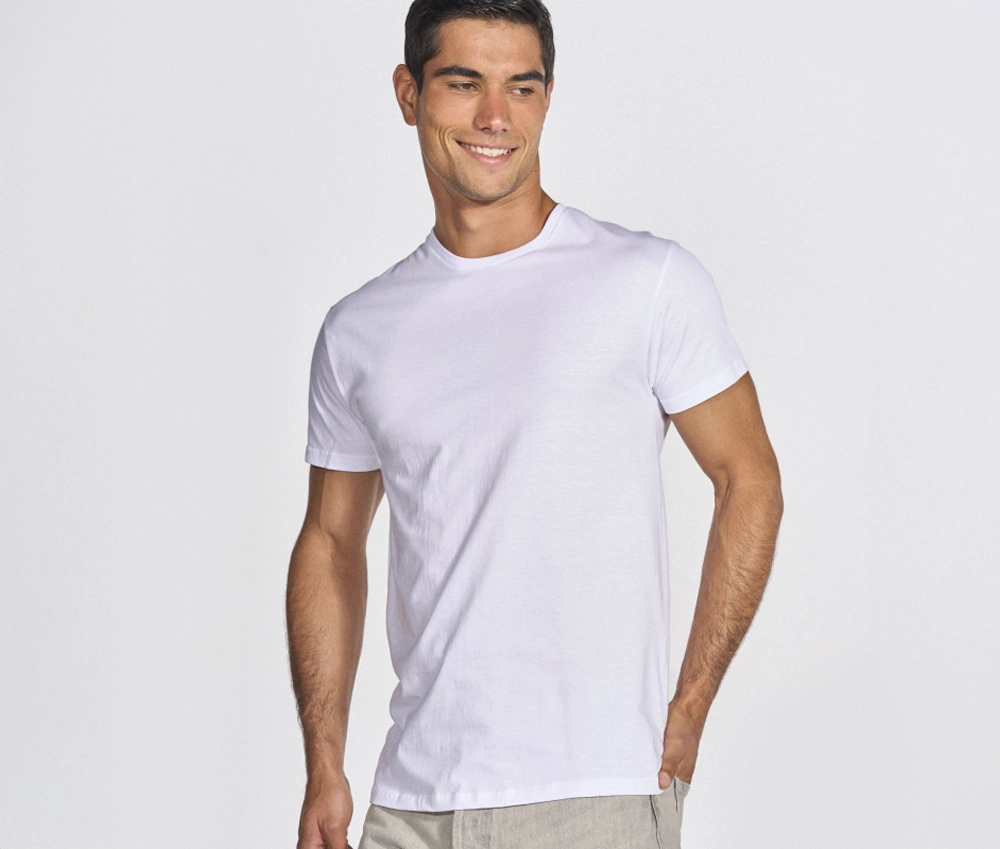 Tee-shirt col rond unisexe marquage personnalisé JHK