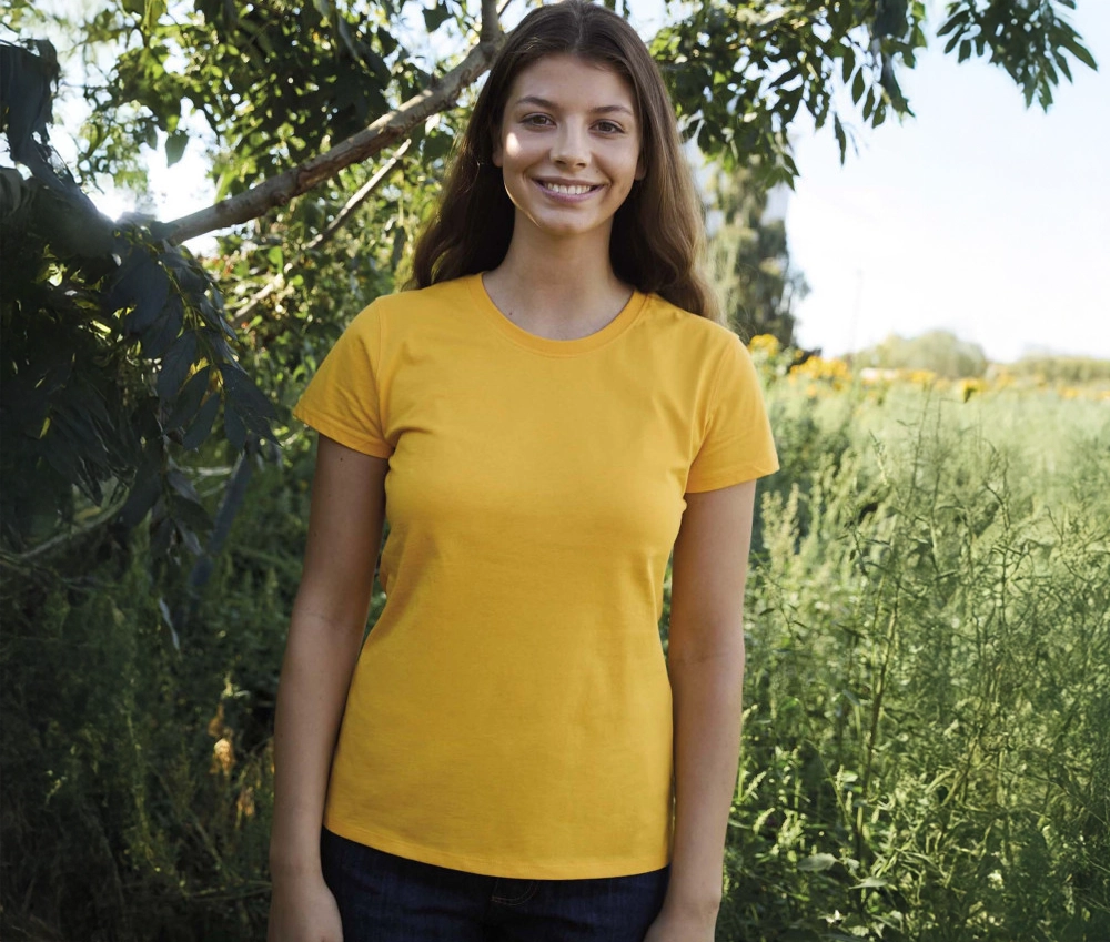 tee-shirt femme biologique 100% coton flocage personnalisé en france