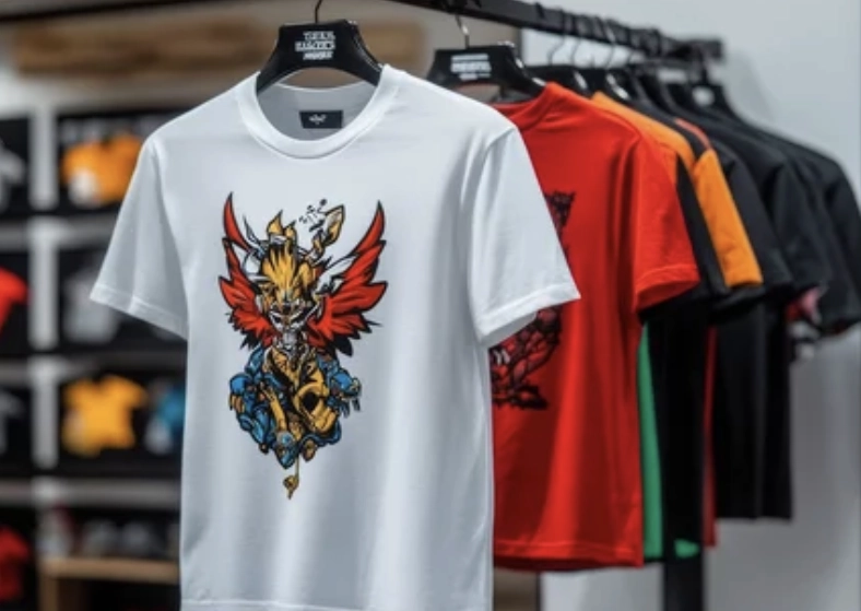 T-shirt personnalisé en DTF, rendu couleurs vives — Pen'Tee France