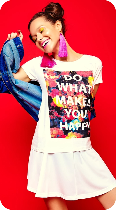 Flocage haute qualité durable sur textile personnalisé