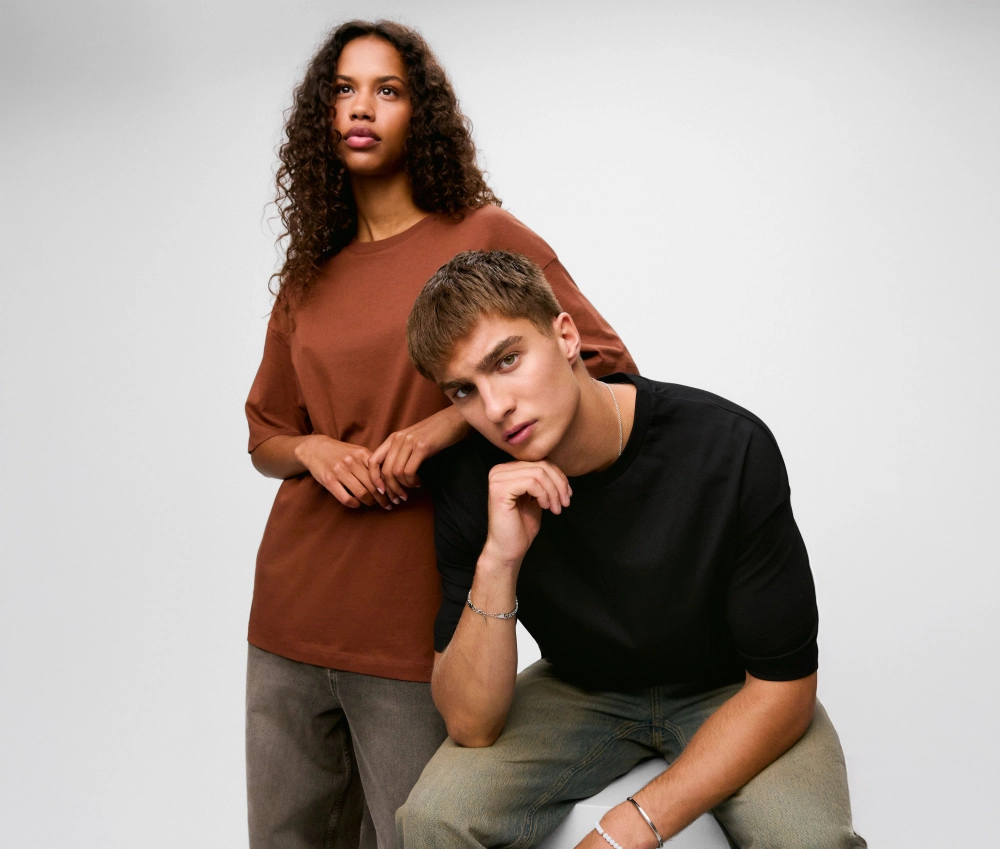 T-shirt oversize flocage personnalise