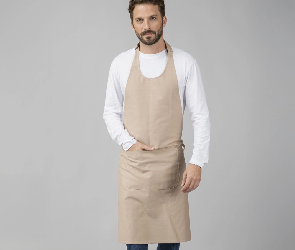 Tablier à bavette unisexe